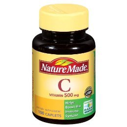 Nature Made Supplement - Vitamin C, 500 mg- 100 Tabs