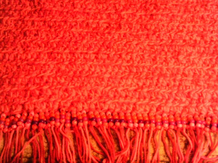 Crochet Beaded Rug
