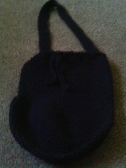 Crochet Large Black handbag