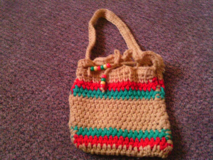 Crochet small handbag