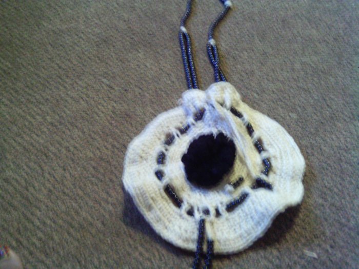 Crochet meduim BEADED handbag