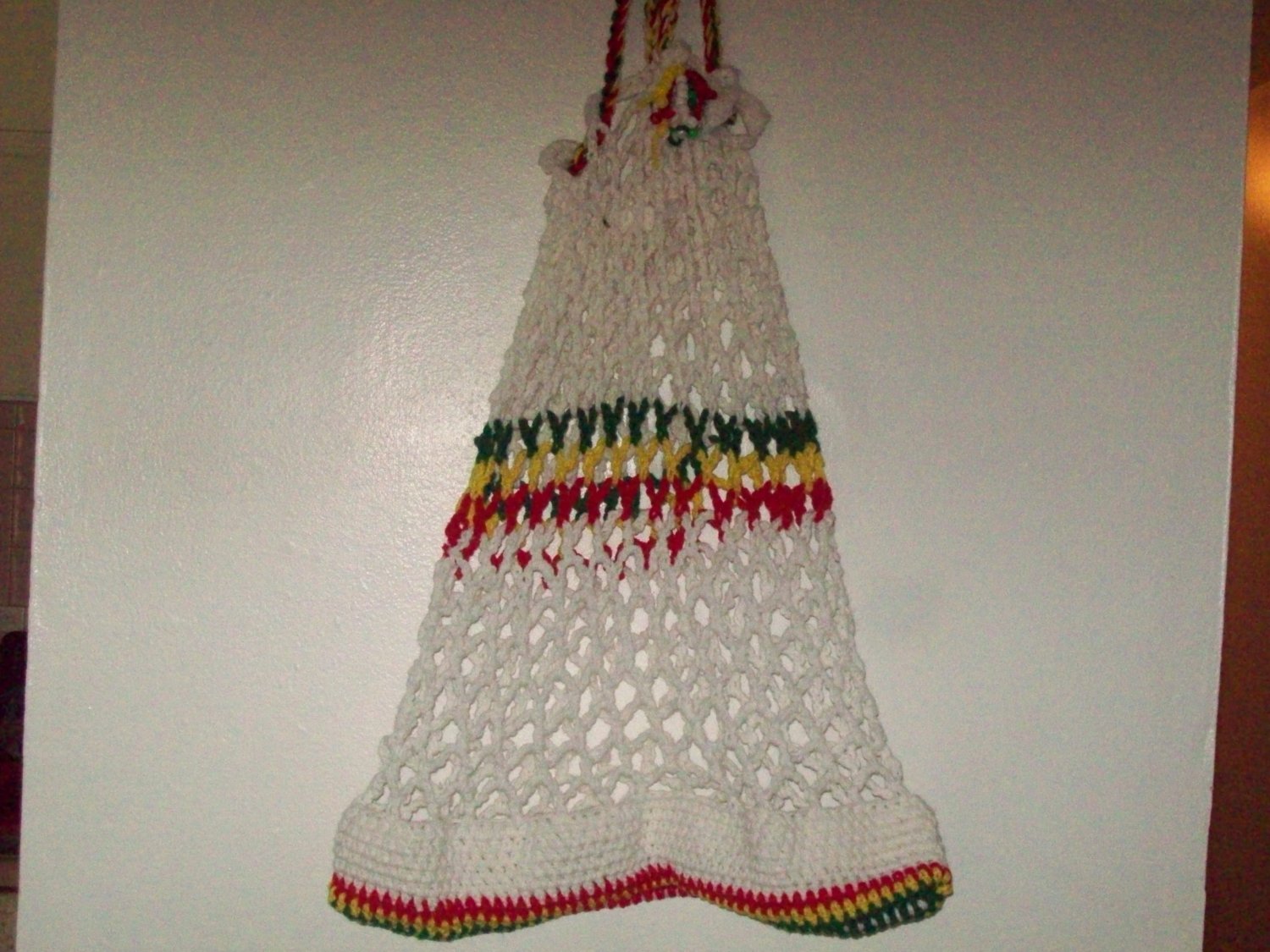 Large white,green,yellow,green tote bag SOLD!