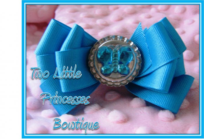 Island Blue Butterfly Bow