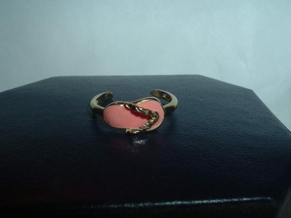 Solid 10k Gold Sandal Design Toe Ring