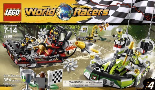 Lego World Racers 8899 Gator Swamp (354 pcs)