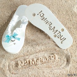"JUST MARRIED!" FLIP FLOPS IN-5/1226