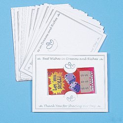 WEDDING LOTTERY TICKET HOLDERS IN-12/2844
