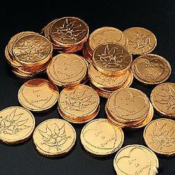 CHOCOLATE GOLD WEDDING COINS IN-/K691