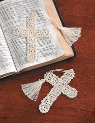 CROCHETED CROSS BOOKMARKS IN-91/3797