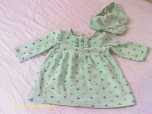 2 pcs Girl dress with bottoms by Circo LS 9 mos.