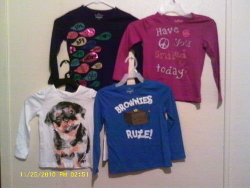 4 Girl Sz x-small (like 6/7) Old Navy Shirt LS NWOT