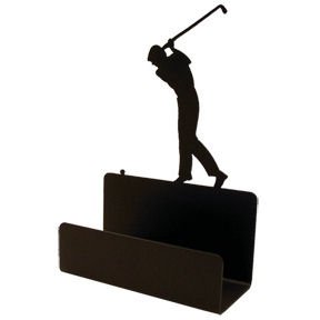 Golfer Business Card Holder