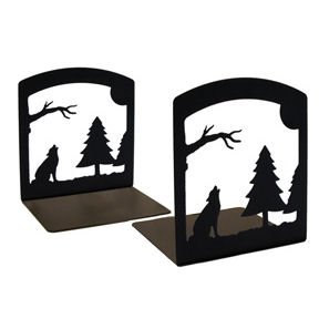 Timberwolf Bookends