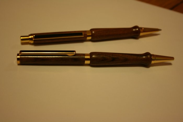 Handmade Wood Pen and Pencil Set
