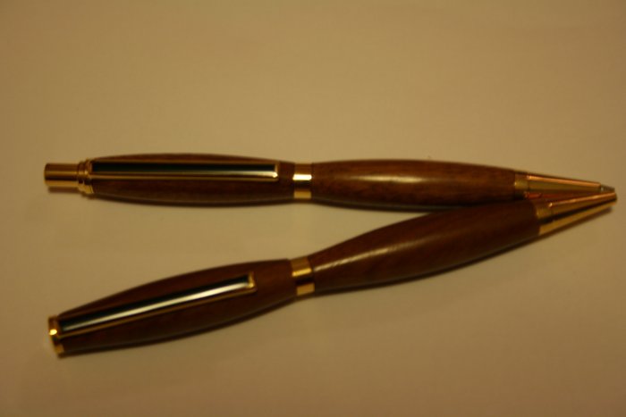 Handmade Wood Pen and Pencil Set