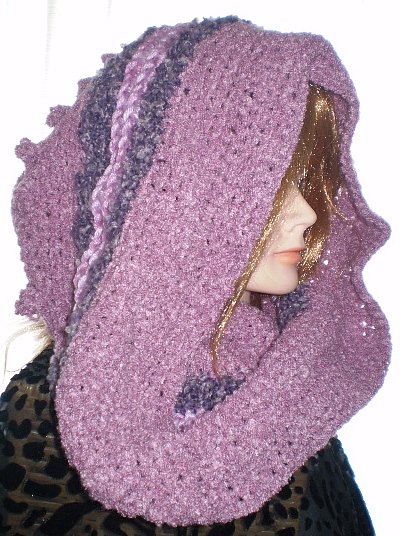 Mauve Circle Scarf
