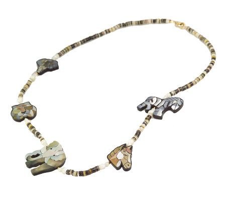 Lee Sands Animal Safari Inlay 26" Necklace