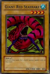 Yu-Gi-Oh Rare Giant Red Seasnake
