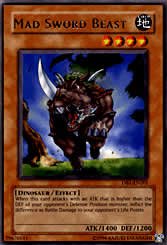 Yu-Gi-Oh Rare Mad Sword Beast