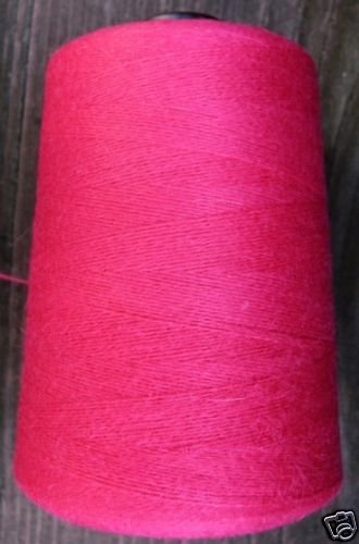 cashmere wool blend yarn 24 S/2 lace wt, fuchsia