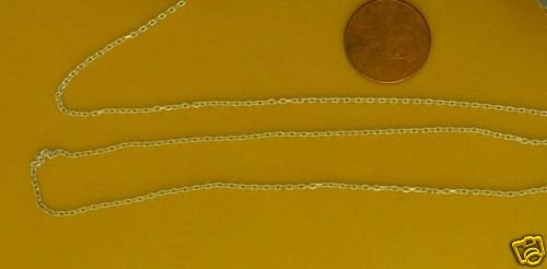 925silver cable chain jewelry making rectangular 2x1.5