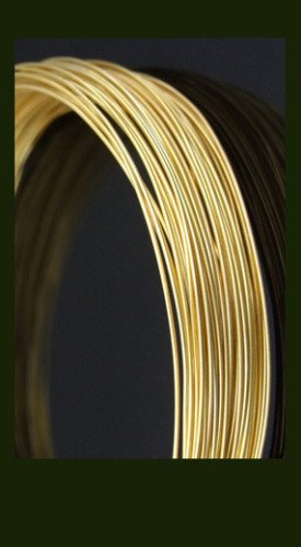 vermeil round wire gauge 28 for jewelry making, 5 ft