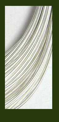 925 silver round wire gauge 21 for jewelry making, ft