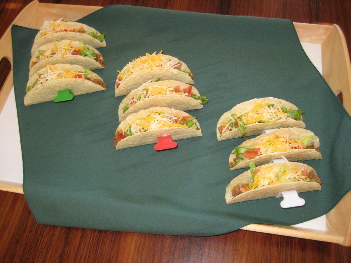 3 Taco Rack Stand Holders