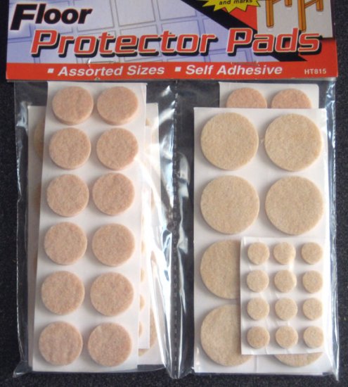 76 Felt Floor Protector Pads for Furniture, Tables & Chairs