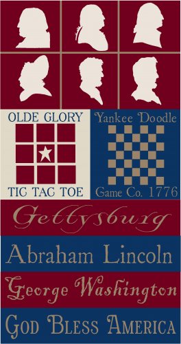 AMERICANA SAMPLER PRIMITIVE STENCIL 12 PIECE SET 24.99