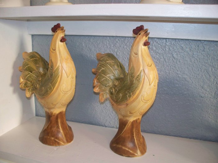 Pair of Rooster