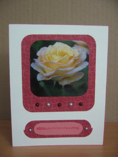Wishing you the best of everything - photo card - blank