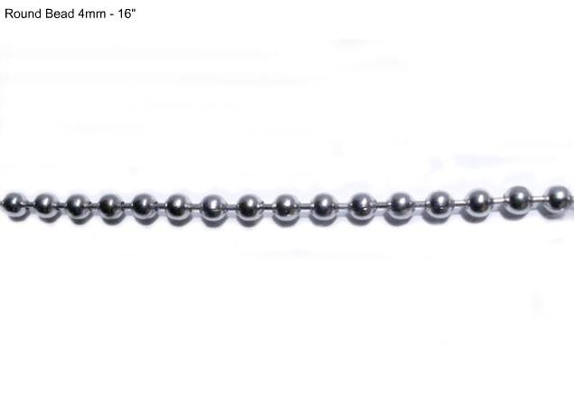 "Round Bead - 4.0MM"