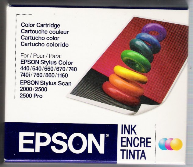 GENUINE EPSON S020191 COLOR CARTRIDGE NIB !!!