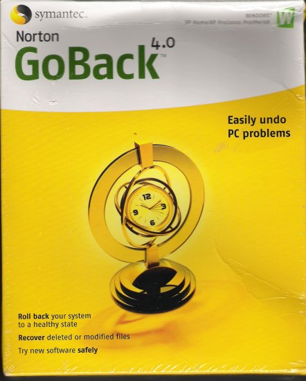 Norton GoBack 4.0,Easily Undo PC Problems !!!!!