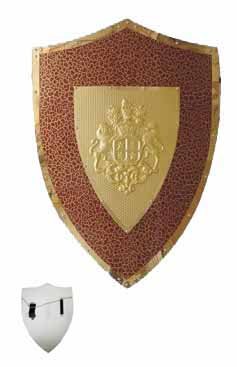 Burgundy Lion & Horse Shield