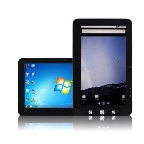 10.1" Pineview N455 Windows 7 android dual system Multi Touch 3G 32GB SSD 2GB Ram tablet pc laptop