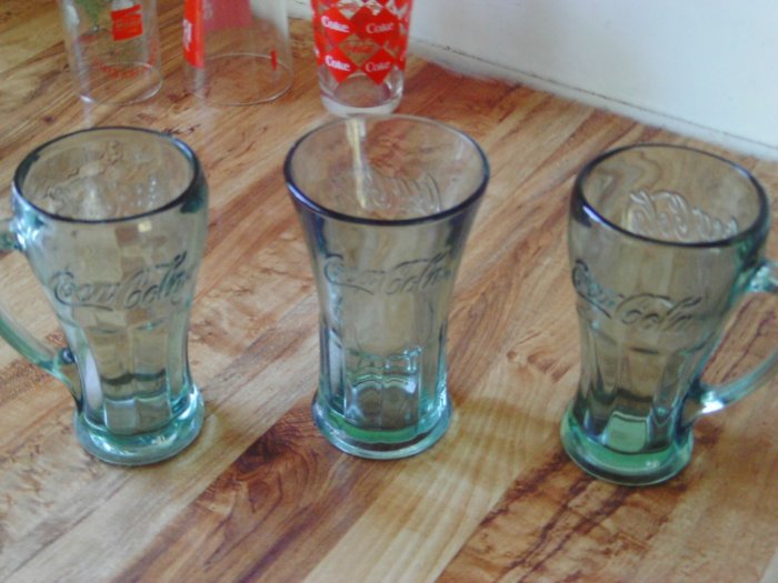 Coca Cola Clear Glasses
