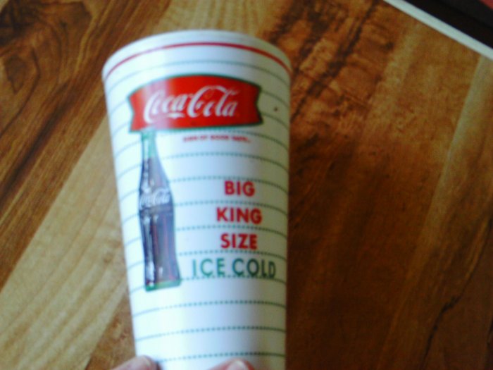 Plastic Coca Cola Glass