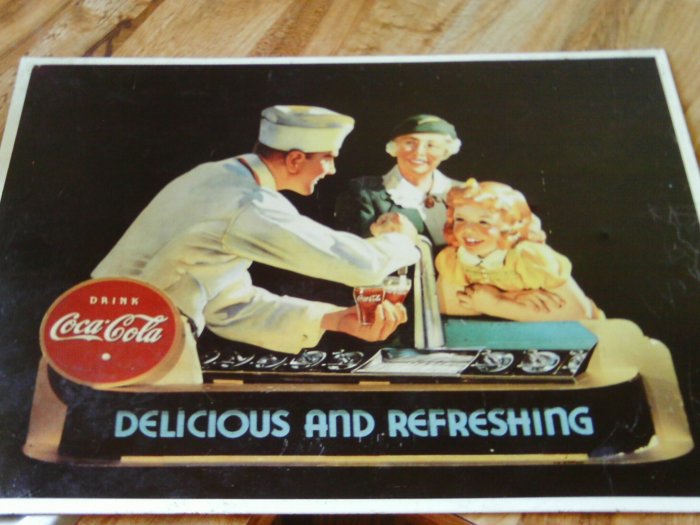 Coca Cola Tin Sign #1