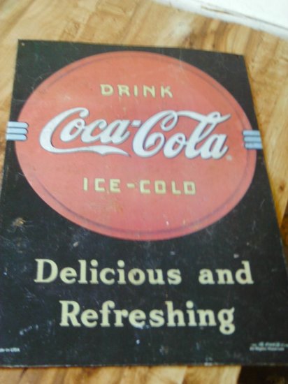 Coca Cola Tin Sign #2