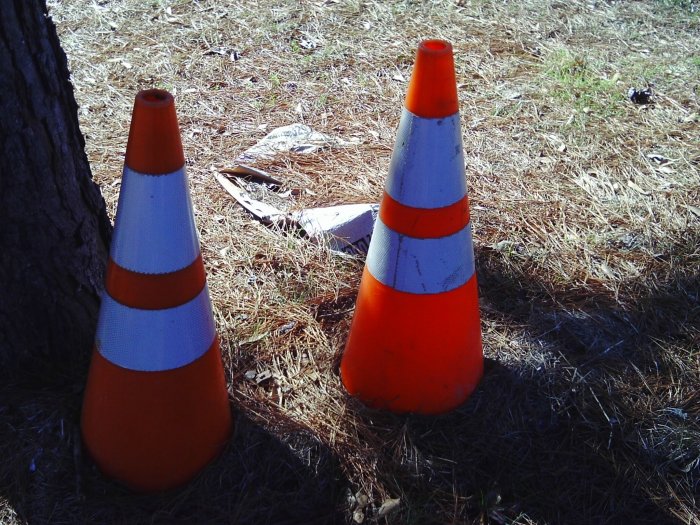 2 Road Cones