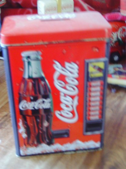Coca Cola Vending Machine Bank