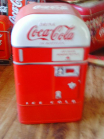Coca Cola Old Timey Vending Machine Container
