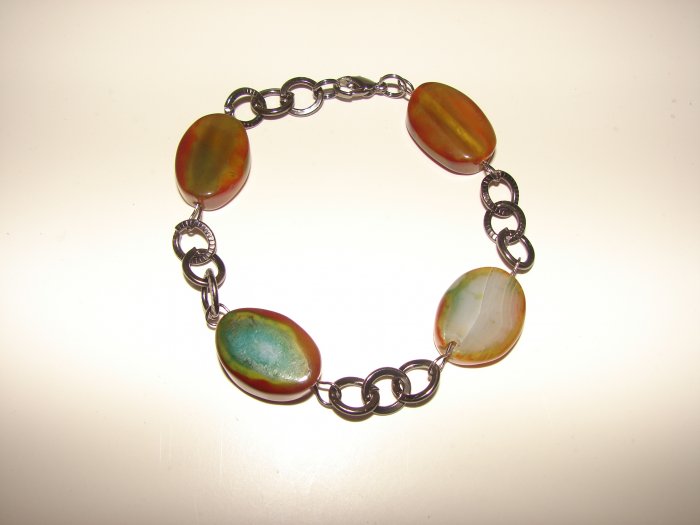 Multi-Color Stone Bracelet