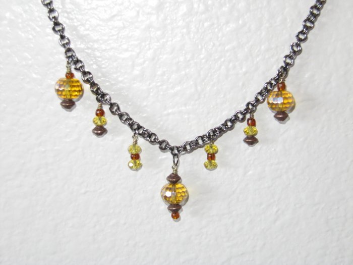 Chinese Lamp Necklace