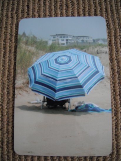 Blue Beach Umbrella Magnet!