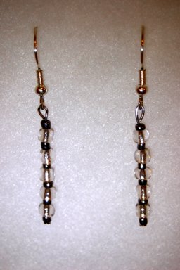 Sleek Bead Earrings