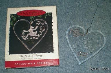 TEN LORDS A-LEAPING Hallmark KEEPSAKE 1993 IN BOX