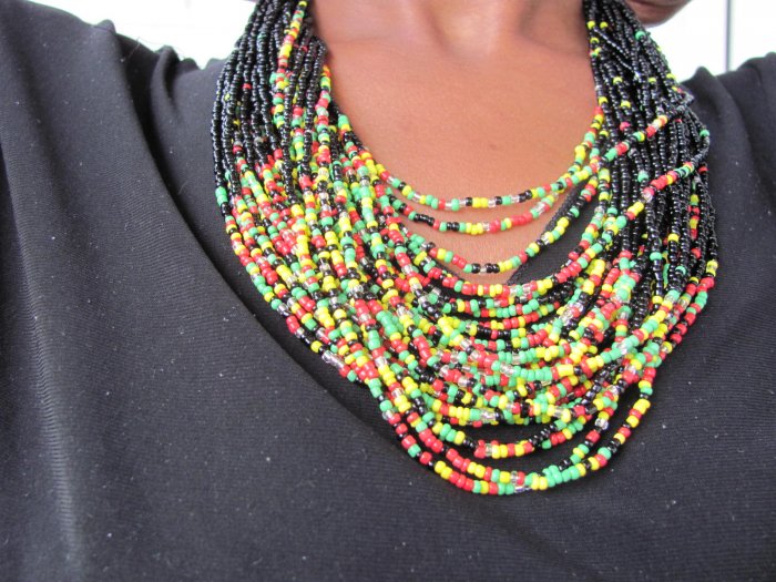 multi-colored necklace